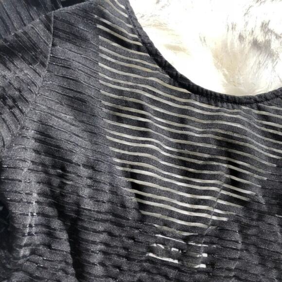 Seek the Label | small goth striped sheer blouse - Picture 7 of 7
